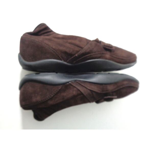 DANSKO US 7.5M 8M 271145020 Carol Chocolate Brown Suede Slip On Loafer Shoes - Picture 7 of 8